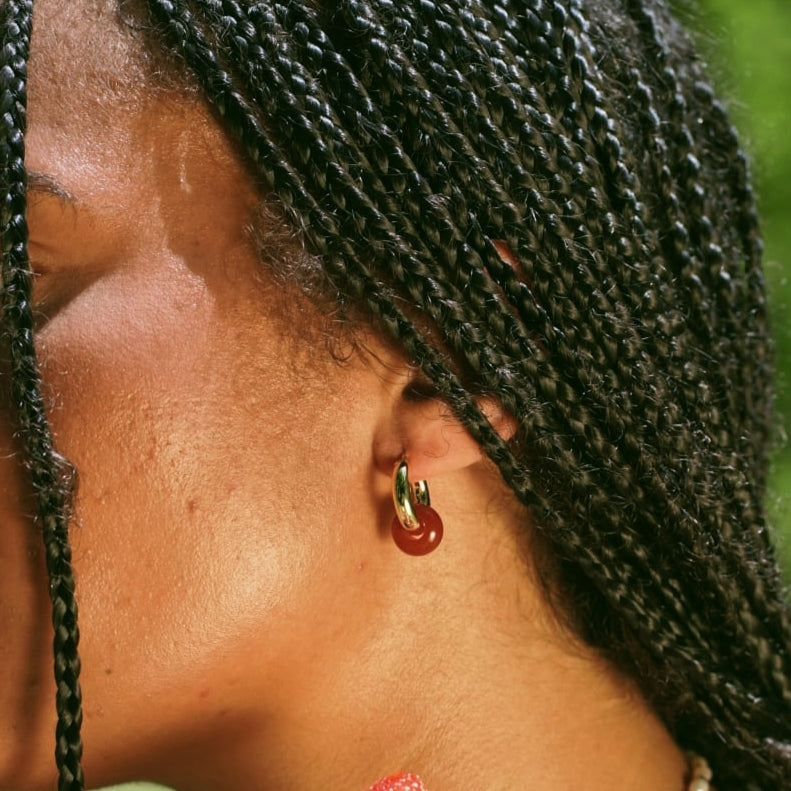 Marbella Red Ohrringe (925)