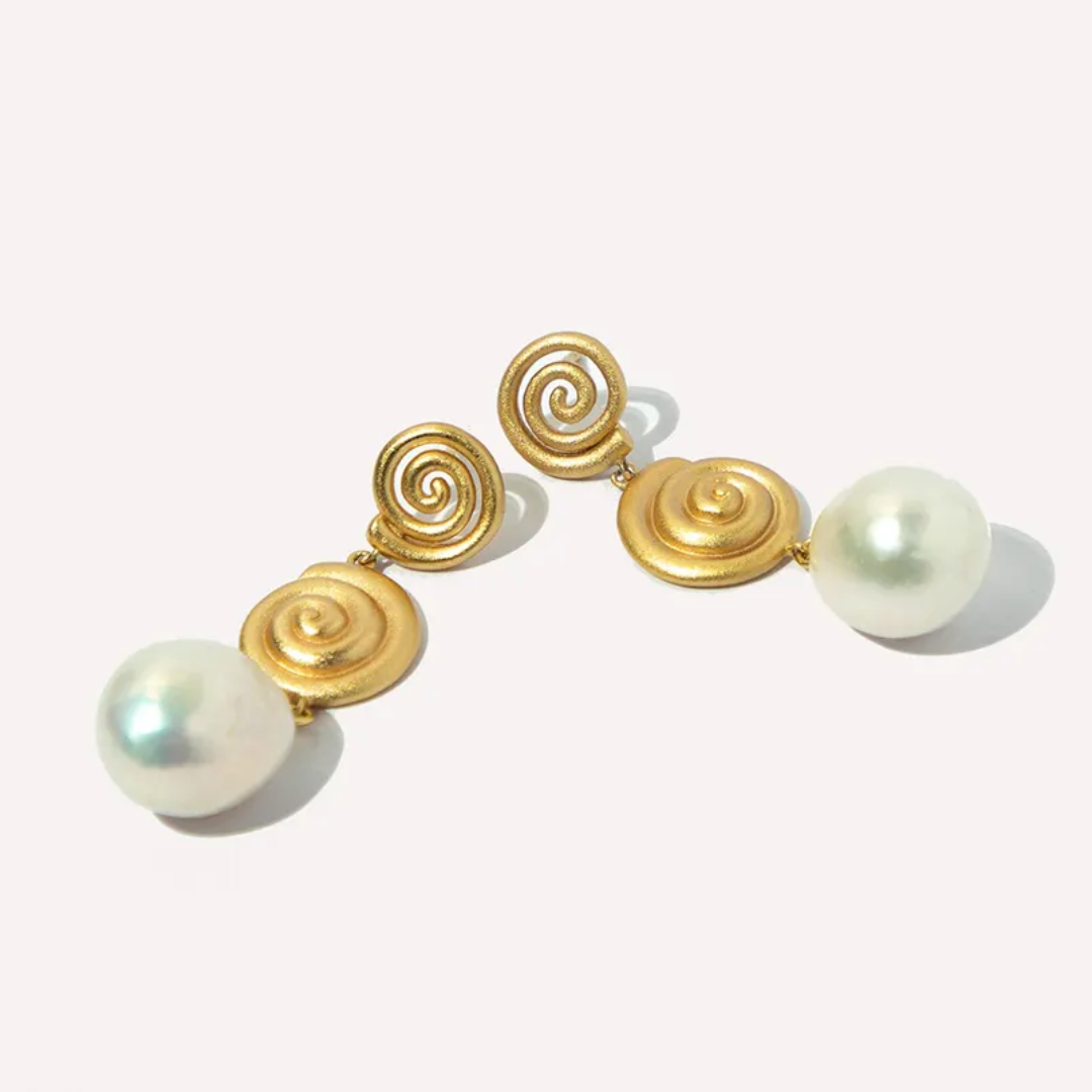 Concha Ohrringe 18 Karat Gold