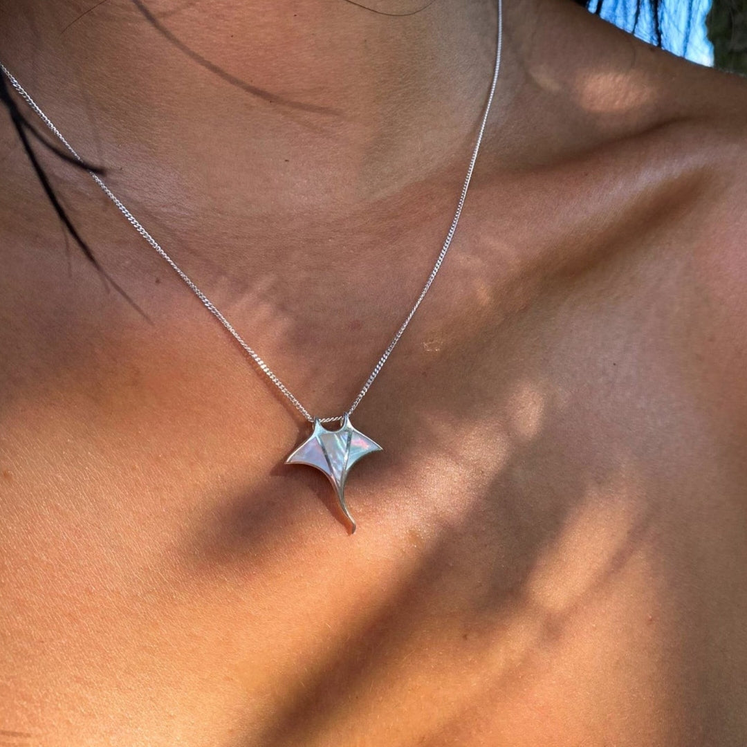 Manta Bianca Halskette (925)