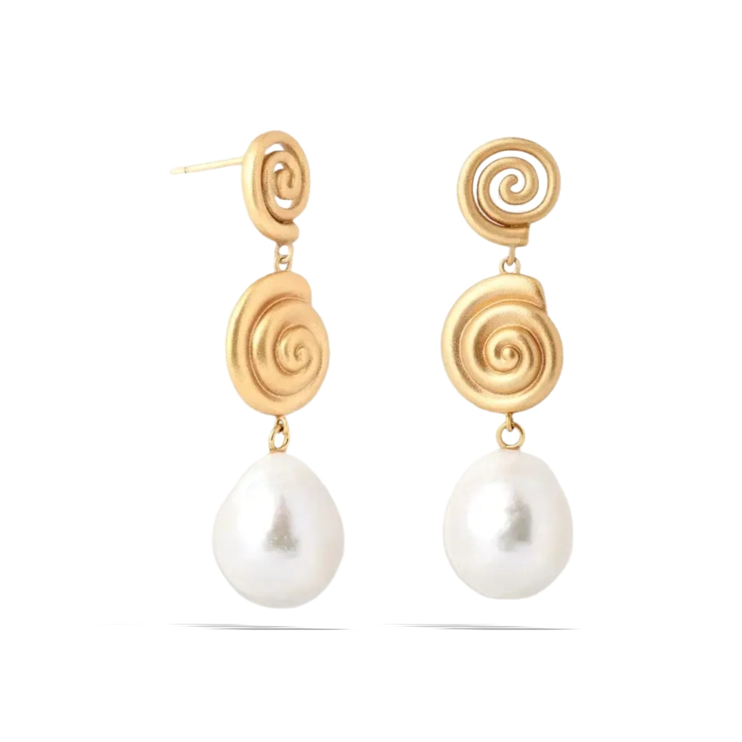 Concha Ohrringe 18 Karat Gold 