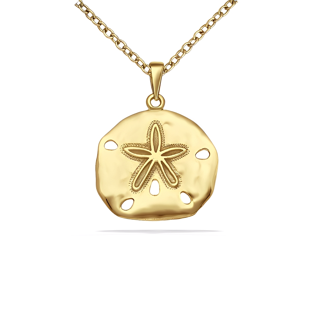 Sanddollar Halskette (925)