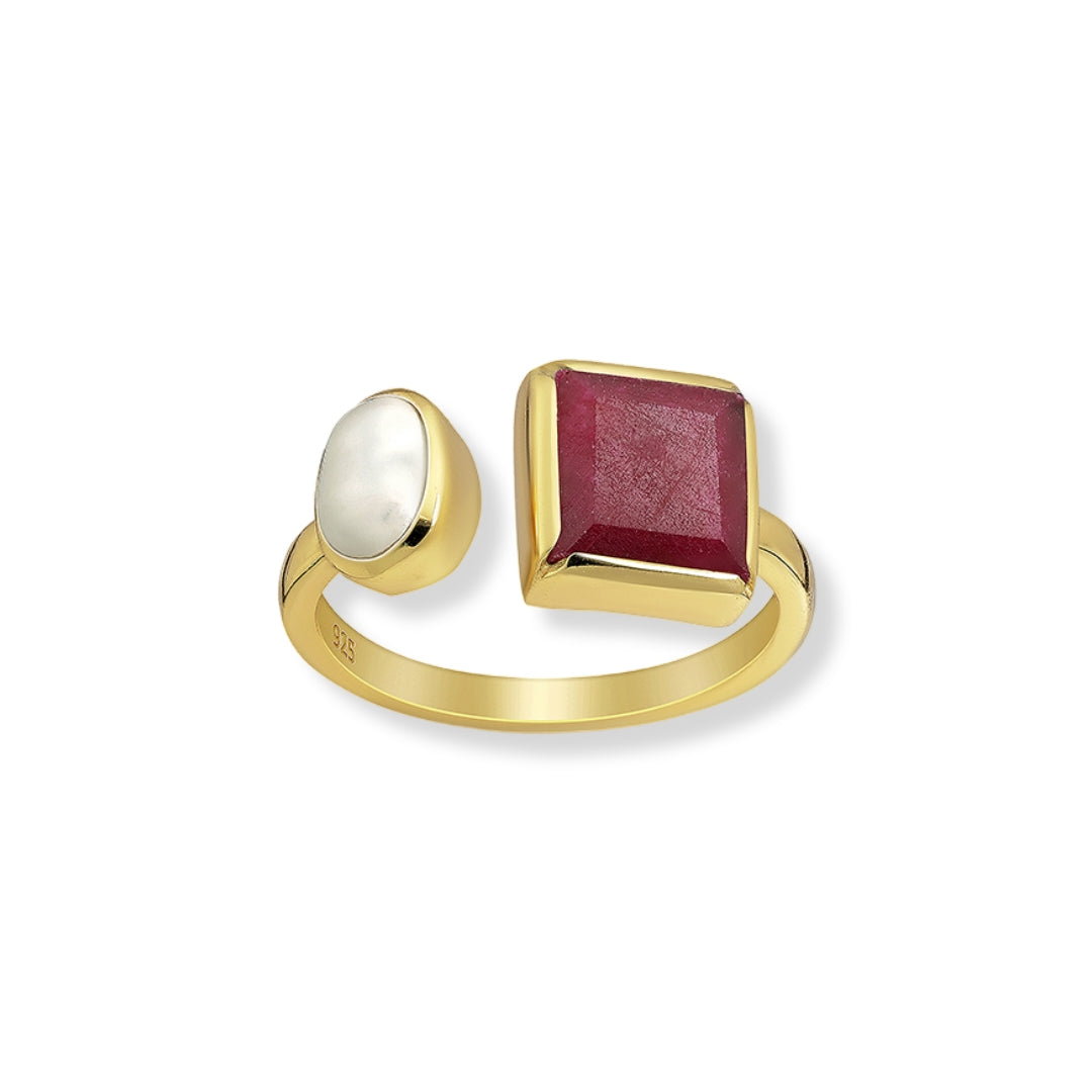 Perla di fuoco Ring