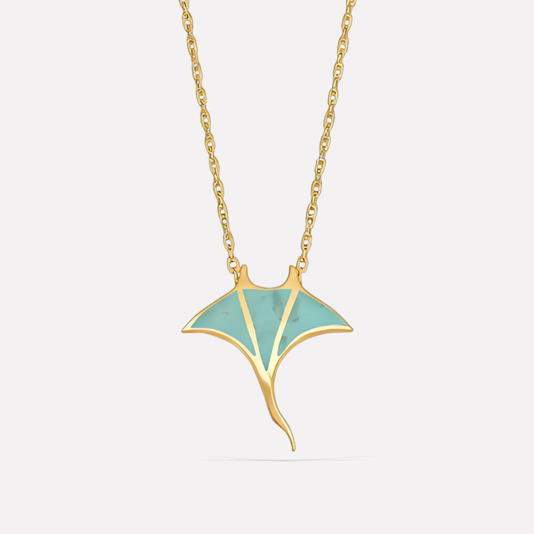 Manta Azzurra Halskette (925)