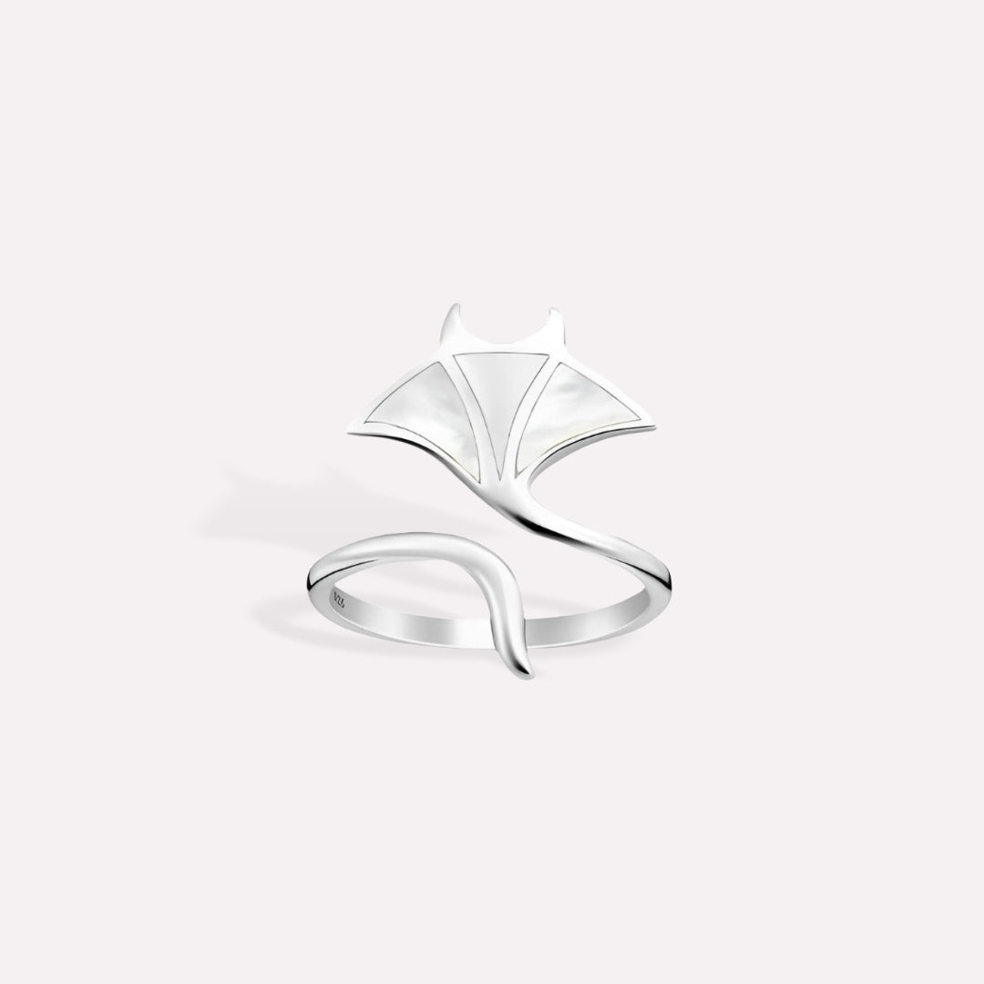 Manta Bianca Ring (925)