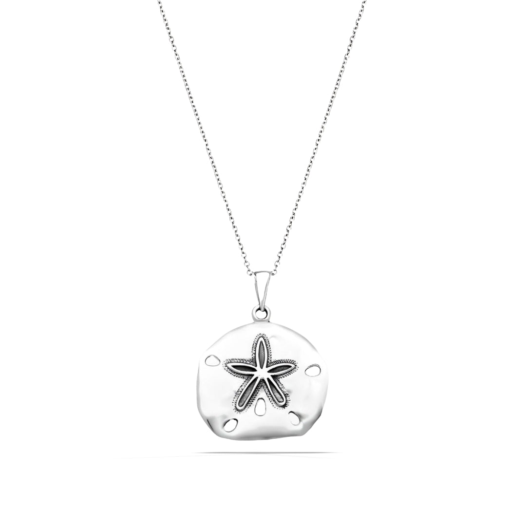Sanddollar Halskette (925)