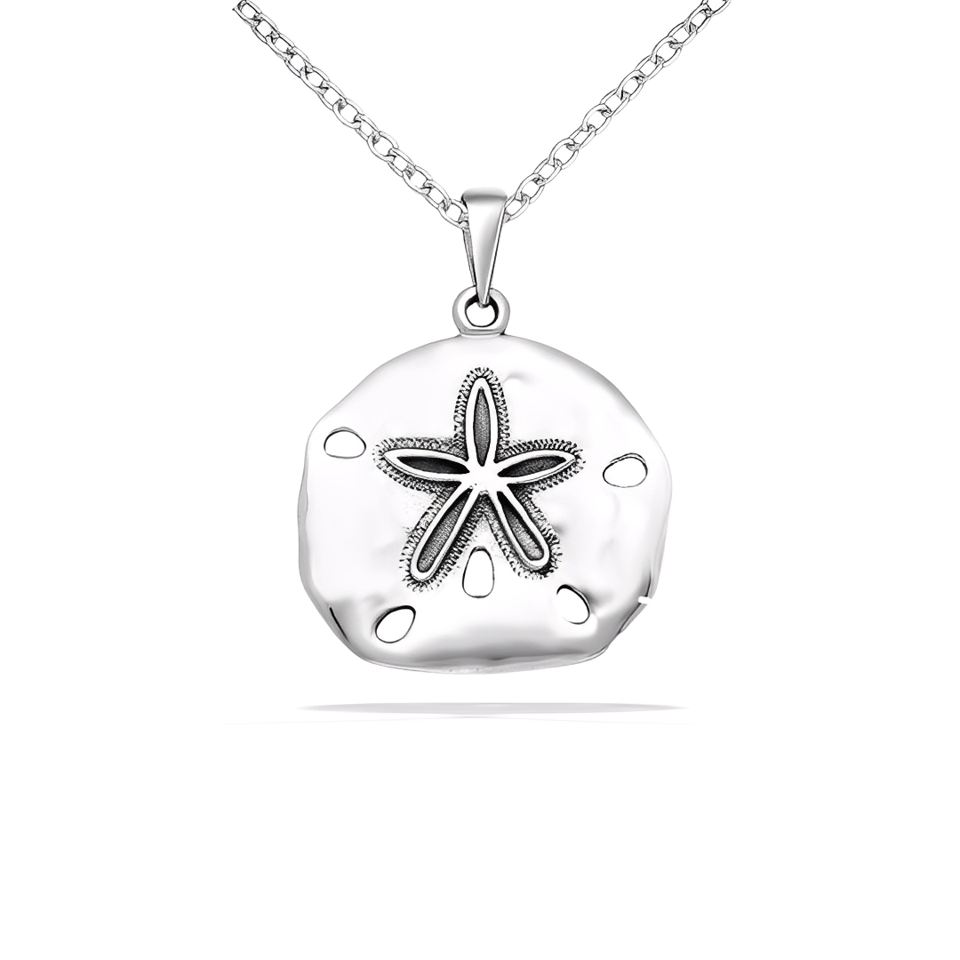 Sanddollar Halskette (925)