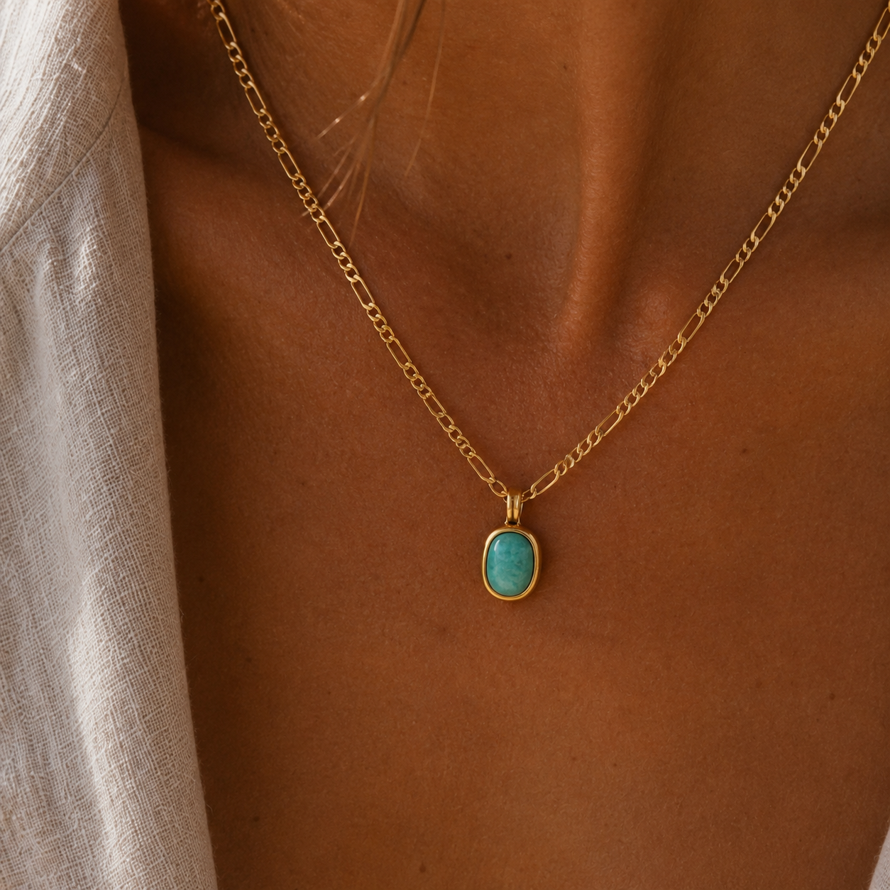 Aguamar Halskette Melara Schmuck