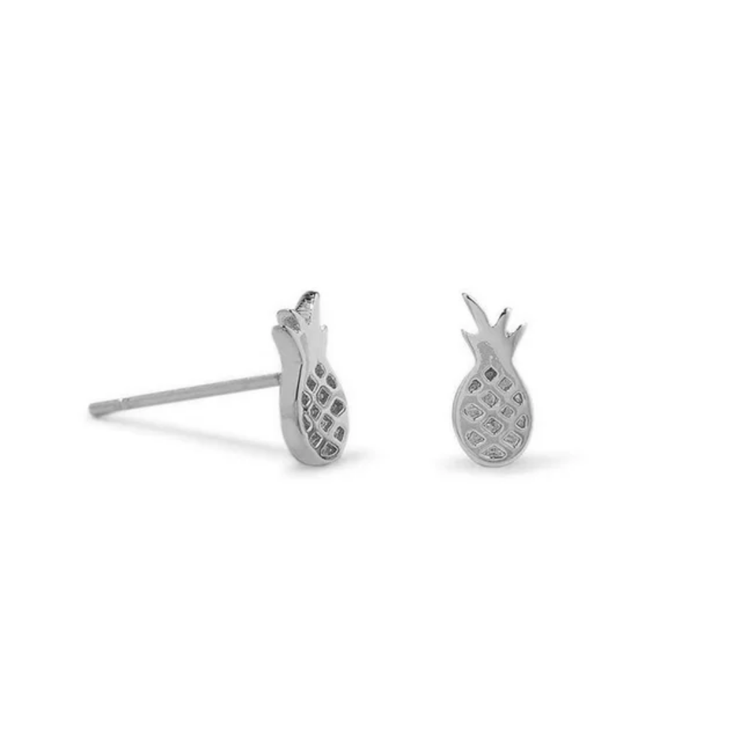 Ananas Ohrstecker (925)