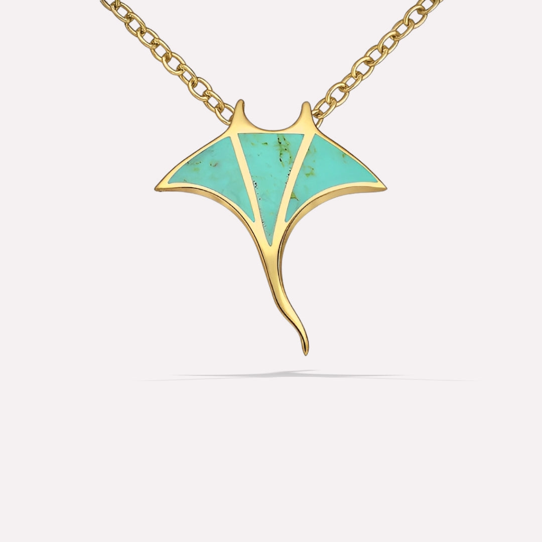 Manta Azzurra Halskette (925)